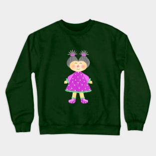 Little funny girl. Crewneck Sweatshirt